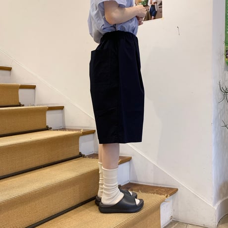 HUIS. ばちばちタイプライタークロスワイドハーフパンツ