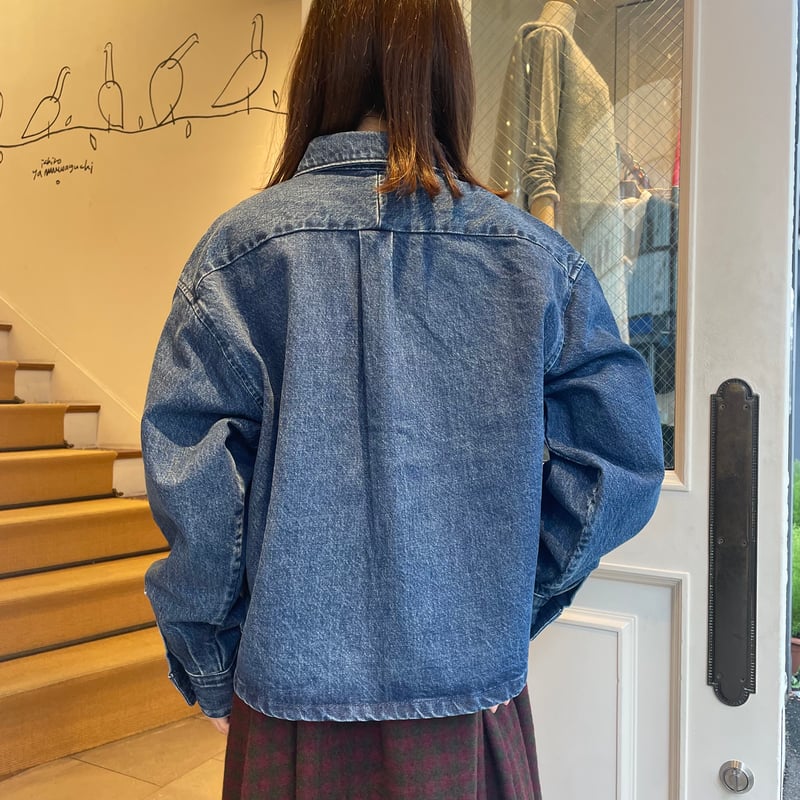 刺繍入り プルオーバーシャツ A.P.C. SAMANTHA 刺繍入りオーバーシャツ | OUI FOYER オンラインショップ