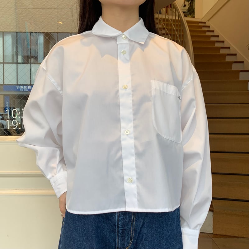 A.P.C. POPELINE DE CENT/DEUX COTON シャツ | OUI FO