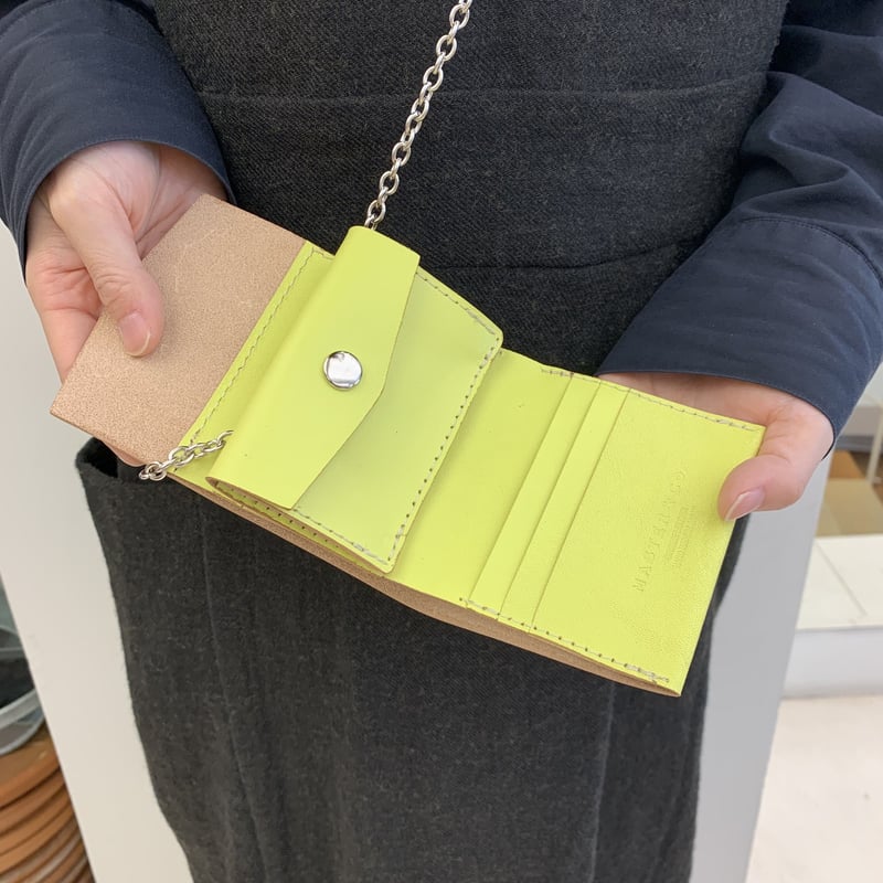 MASTER&Co. ネオンレザーミニウォレット チェーン付き | OUI