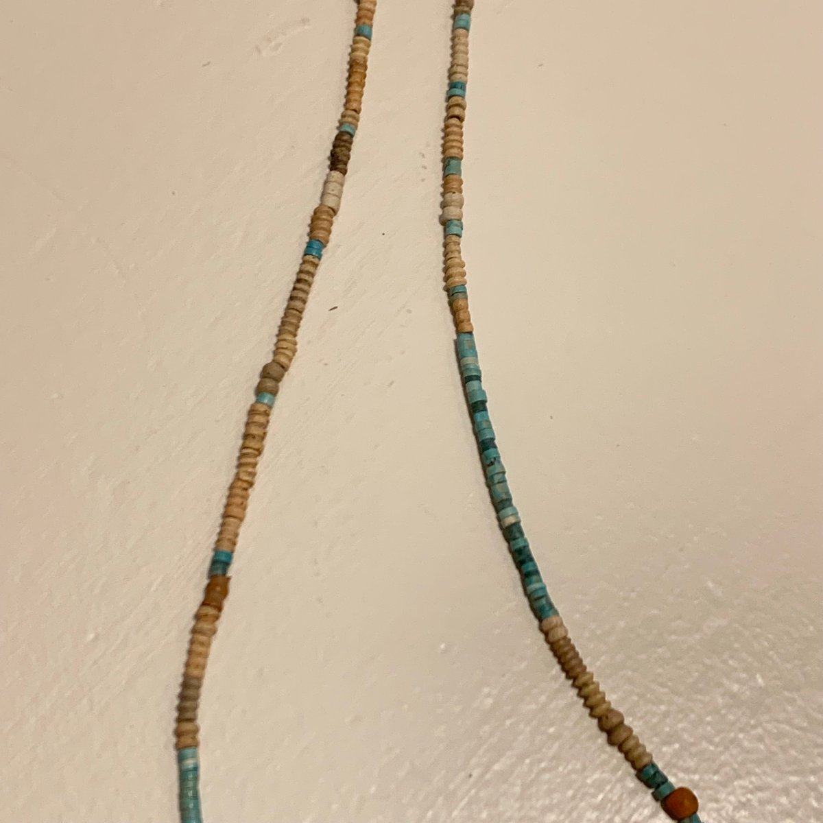 THOURAND TALES ターコイズテラコッタカレンシルバーネックレス | OUI