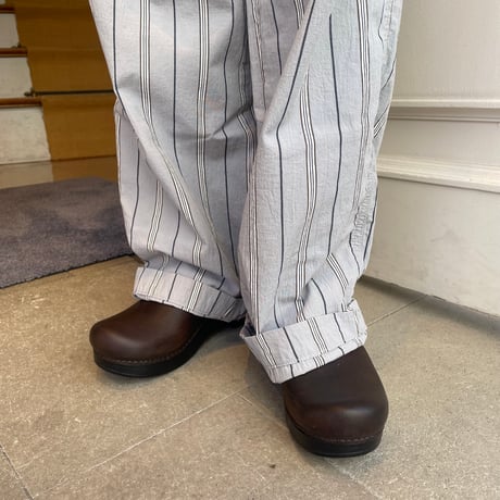 MASTER&Co. ストライプドローストリングパンツ