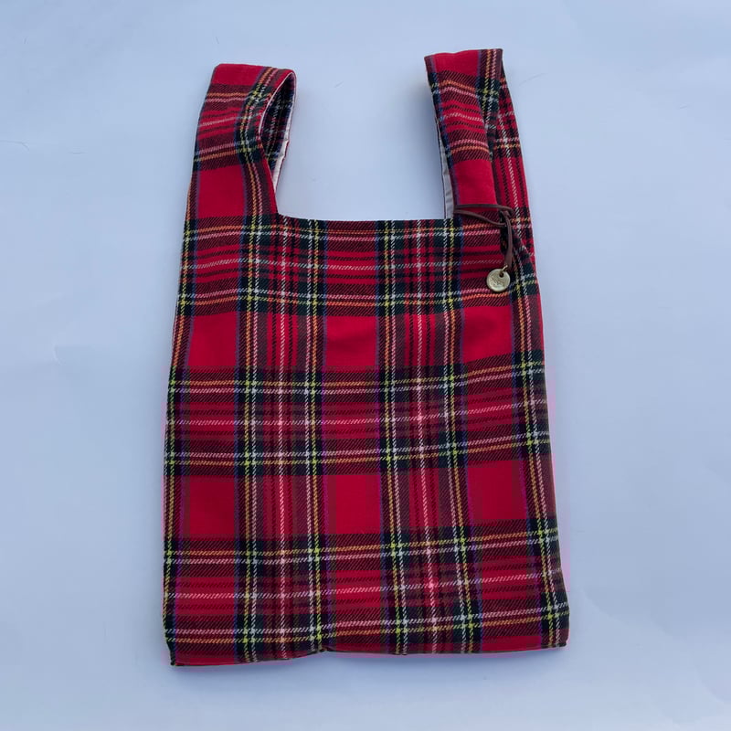 チェック柄エコバッグ thehighlights MC1391] MASTER&Co.(マスターアンドコー) ECO BAG(エコバッグ