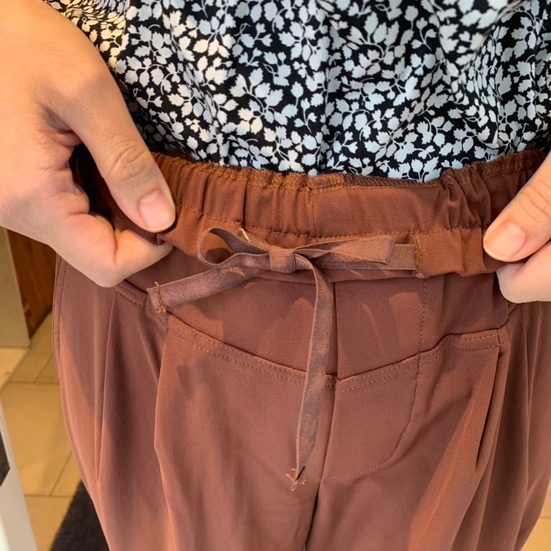 De bon coer ストレッチパンツリブあり | OUI FOYER オンラインショップ