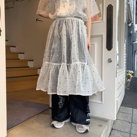 CABINET Organza Wrap Skirt