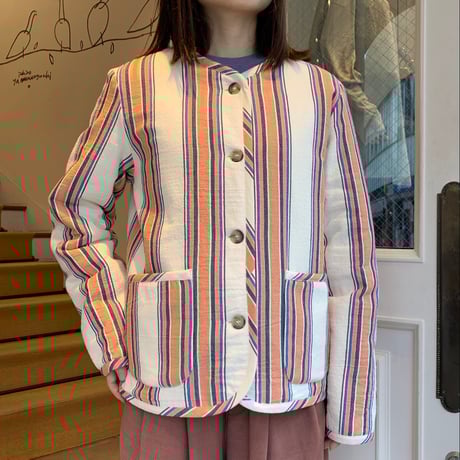 フランス製 A.P.C ラメジップブルゾン レースアップレザーブルゾン / Lace-Up Leather Blouson