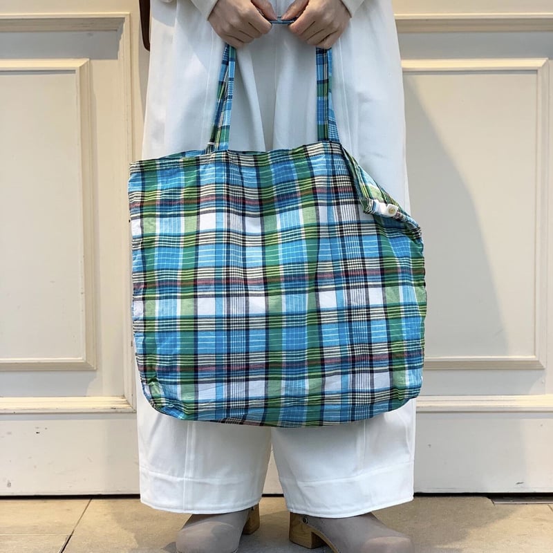 MASTER&Co. マドラスチェックトートバッグ | OUI FOYER