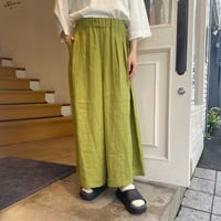 HUIS. シャトルリネンスカートパンツ