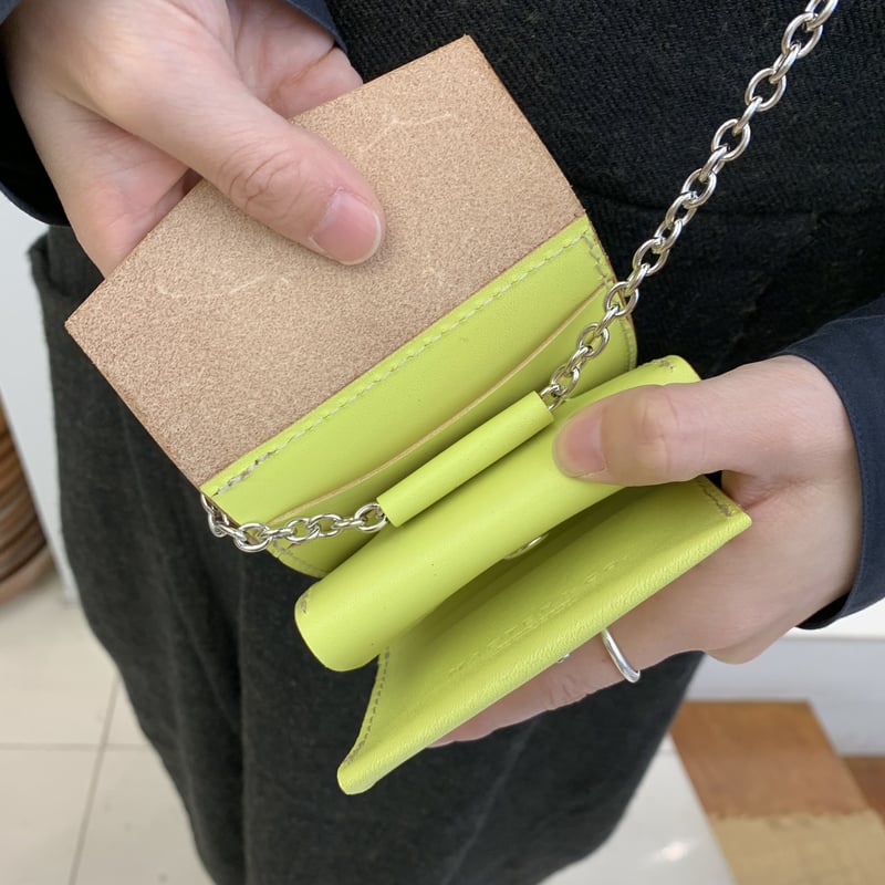 MASTER&Co. ネオンレザーミニウォレット チェーン付き | OUI MASTER&Co. ネオンレザーミニウォレット チェーン付き | OUI