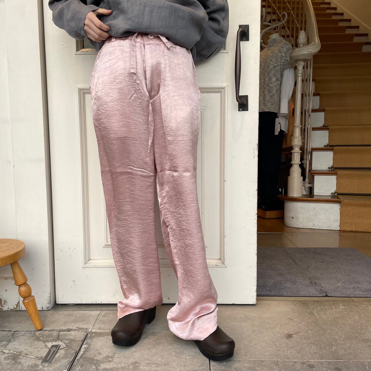 MASTER&Co.サテンロングトラウザーズ | OUI FOYER オンラインショップ 