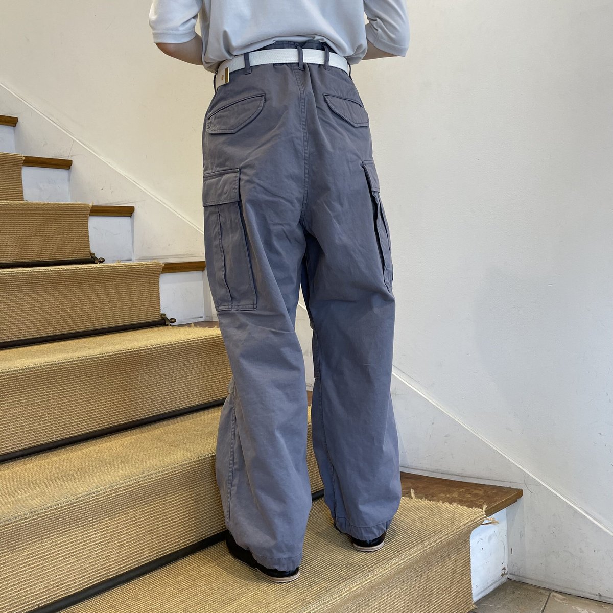 新品タグ付き♡ Master&co カーゴパンツ　ベルト付き6ポケット MASTER&Co（マスターアンドコー）の「【MASTER＆CO】 6ポケット