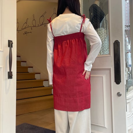 A.P.C. デニムスモックドレス