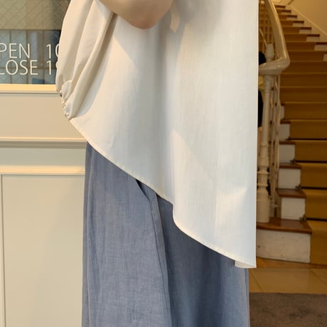 Manna フロントバルーンスリーブレストップ