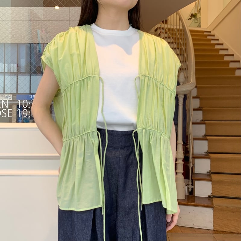 Florence326  シルクローンギャザーブラウス BABYLONE ブラウス シャツ シルクローンギャザーブラウス