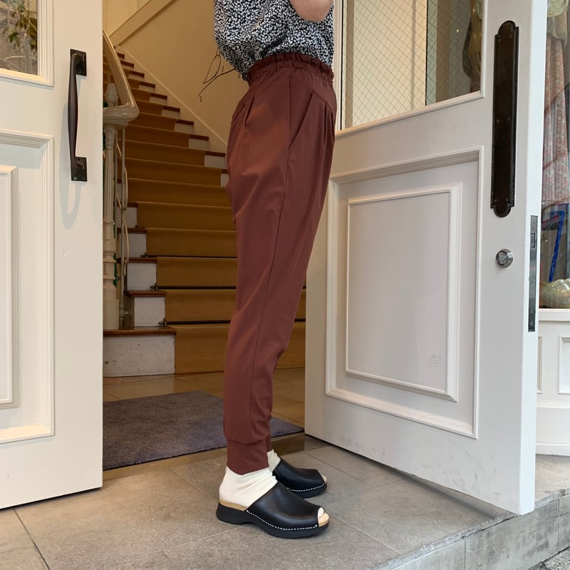 De bon coer サルエルパンツ De bon coer ストレッチパンツリブあり | OUI FOYER オンラインショップ