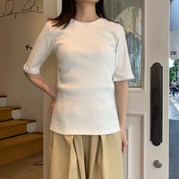 De bon coer フライス5分袖Tシャツ