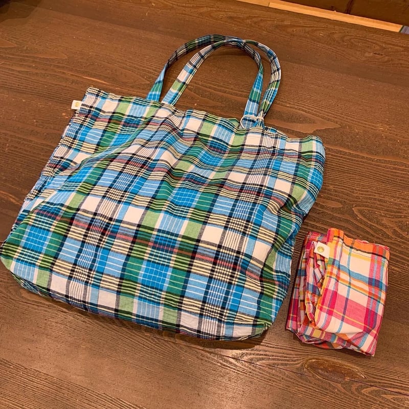 MASTER&Co. マドラスチェックトートバッグ | OUI FOYER