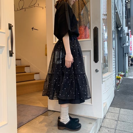 CABINET Organza Wrap Skirt