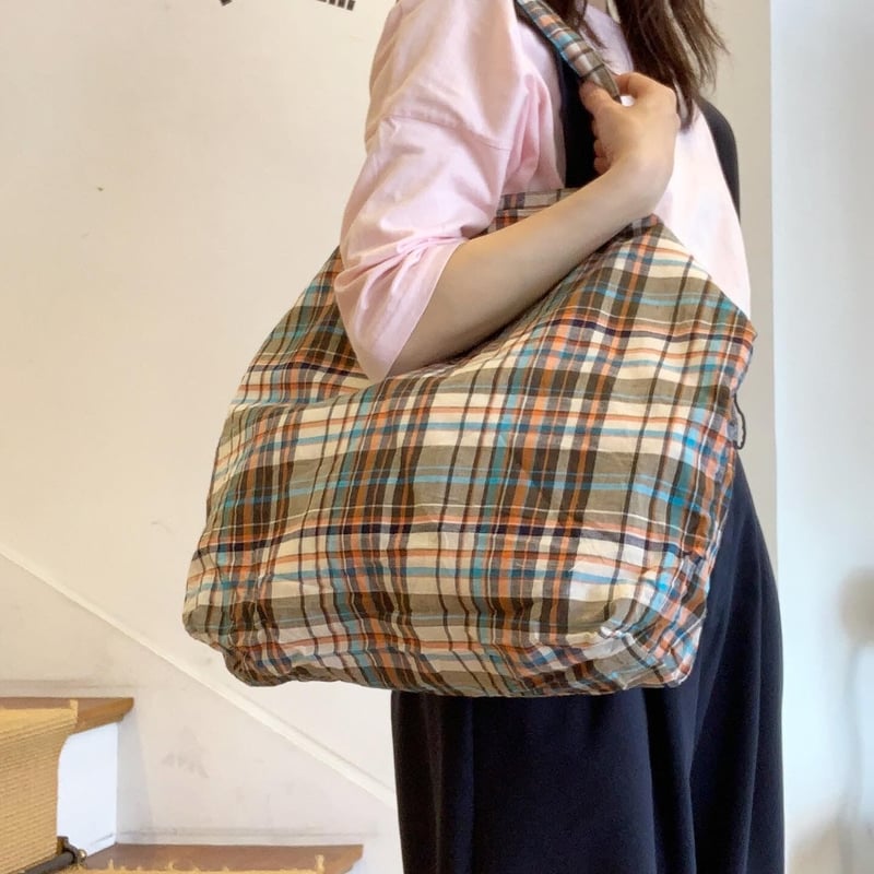 MASTER&Co. マドラスチェックトートバッグ | OUI FOYER オンラインショップ 