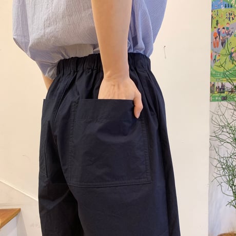 HUIS. ばちばちタイプライタークロスワイドハーフパンツ