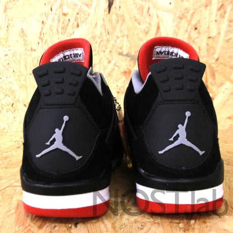 ナイキ エアジョーダン4 レトロ ブラック/セメント グレー-ファイヤーレッド - NIKE AIR JORDAN IV RETRO BLACK/CEMENT GREY-FIRE RED (308497-089)