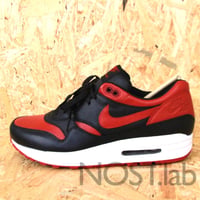 ナイキ エアマックス1 プレミアム ブラック/バーシティ レッド-ホワイト - NIKE AIR MAX 1 PREMIUM QS BLACK/VARSITY RED-WHITE (665873-061)