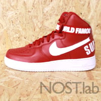 シュプリーム × ナイキ エアフォース1 ハイ レッド - SUPREME × NIKE AIR FORCE 1 HIGH RED