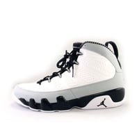 NIKE AIR JORDAN 9 RETRO WHITE/BLACK-WOLF GREY