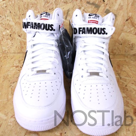 シュプリーム × ナイキ エアフォース1 ハイ ホワイト - SUPREME × NIKE AIR FORCE 1 HIGH WHITE