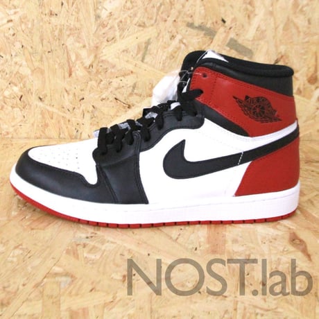 ナイキ エアジョーダン1 レトロ ハイ OG ホワイト/ブラック-ジム レッド - NIKE AIR JORDAN 1 RETRO HIGH OG WHITE/BLACK-GYM RED (555088-184)