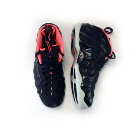 NIKE AIR FOAMPOSITE PRO PREMIUM BLACK/LASER CRIMSON