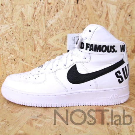 シュプリーム × ナイキ エアフォース1 ハイ ホワイト - SUPREME × NIKE AIR FORCE 1 HIGH WHITE