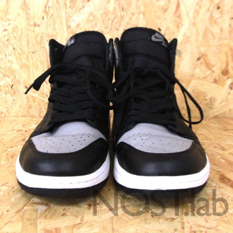 ナイキ エアジョーダン1 レトロ ハイ オリジナル ブラック/ソフト グレー - NIKE AIR JORDAN 1 RETRO HIGH OG BLACK/SOFT GREY (555088-014)