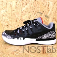 ナイキ コート ズーム ヴェイパー エア ジョーダン 3 ブラック/セメントグレー/ホワイト - NIKE ZOOM VAPOR TOUR AJ3 BLACK/CEMENT-WHITE (709998-010)