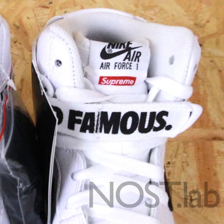 シュプリーム × ナイキ エアフォース1 ハイ ホワイト - SUPREME × NIKE AIR FORCE 1 HIGH WHITE