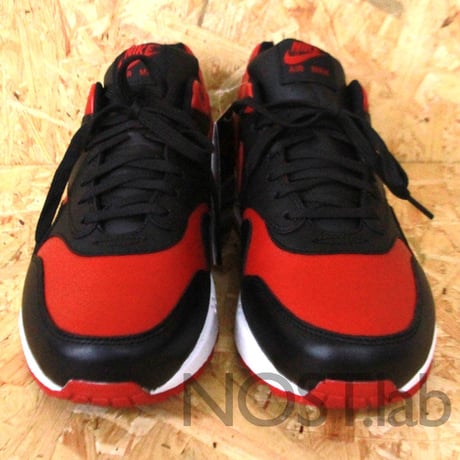 ナイキ エアマックス1 プレミアム ブラック/バーシティ レッド-ホワイト - NIKE AIR MAX 1 PREMIUM QS BLACK/VARSITY RED-WHITE (665873-061)