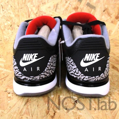 ナイキ コート ズーム ヴェイパー エア ジョーダン 3 ブラック/セメントグレー/ホワイト - NIKE ZOOM VAPOR TOUR AJ3 BLACK/CEMENT-WHITE (709998-010)