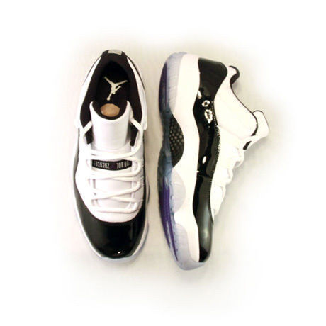 NIKE AIR JORDAN 11 RETRO LOW WHITE/BLACK-DARK CONCORD