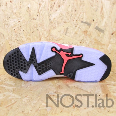 ナイキ エアジョーダン 6 レトロ ホワイト/インフラレッド-ブラック - NIKE AIR JORDAN VI RETRO WHITE/INFRARED-BLACK (384664-123)