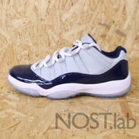 ナイキ エアジョーダン11 レトロ ロー グレー ミスト/ホワイト-ミッドナイト ネイビー - NIKE AIR JORDAN 11 RETRO LOW  (528895-007)