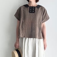 セーラーカラーブラウス / brown