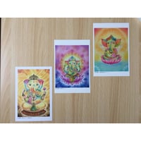 ポストカード3枚セット（「聖域の時空」「月夜のユニコーン