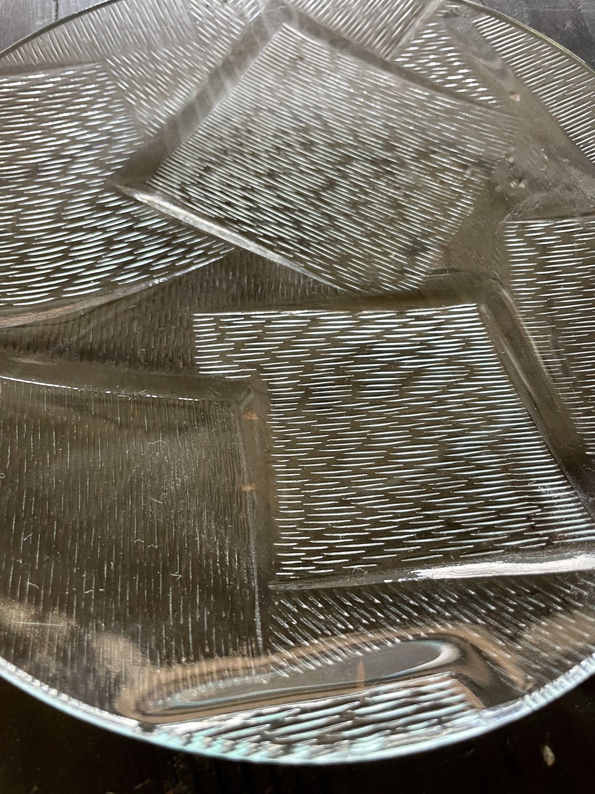 昭和型板ガラス「カルタ」 4mm厚 円形 大（Φ180mm) | 旭 屋 ガ ラ ス 店