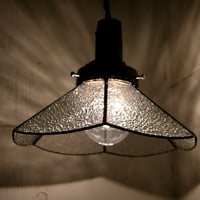 受注製作】昭和型ガラス「銀河」 六面 ﾍﾟﾝﾀﾞﾝﾄﾗﾝﾌﾟ | 旭 屋 ガ ラ ス 店