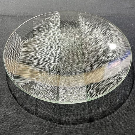 昭和型ガラス「雲井」　皿　円形　小（Φ120mm）