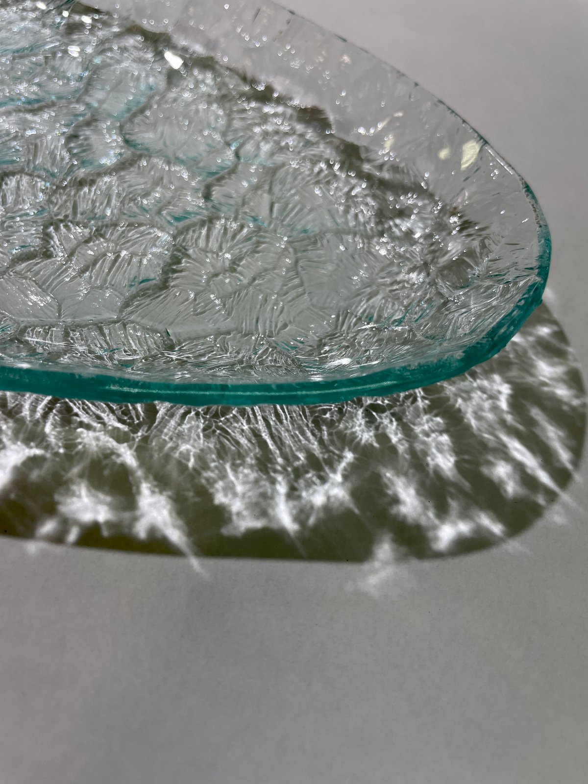 昭和型板ガラス 4mm厚 オーバルプレート | 旭 屋 ガ ラ ス 店