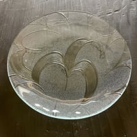 昭和型板ガラス「らんまん」　4mm厚　円形　大（Φ180mm）