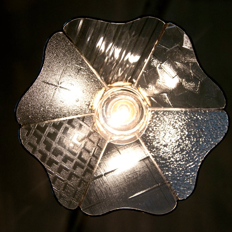 エレガントで豪華なガラス製魚型ランプ　未使用元箱付き エレガントで豪華なガラス製魚型ランプ 未使用元箱付き