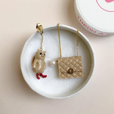 キャットピアス・イヤークリップ / 3色