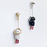 エリザベスカラー キャットピアス / 3色